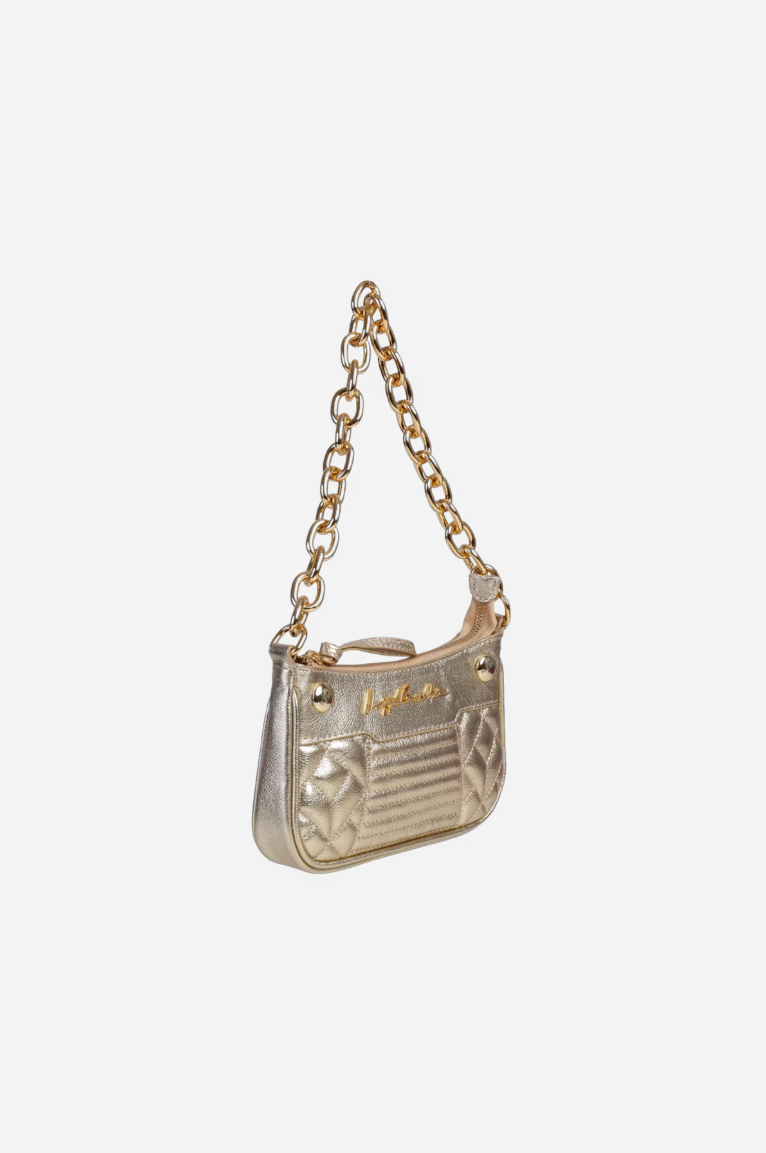 Bolsa Couro Metalizado