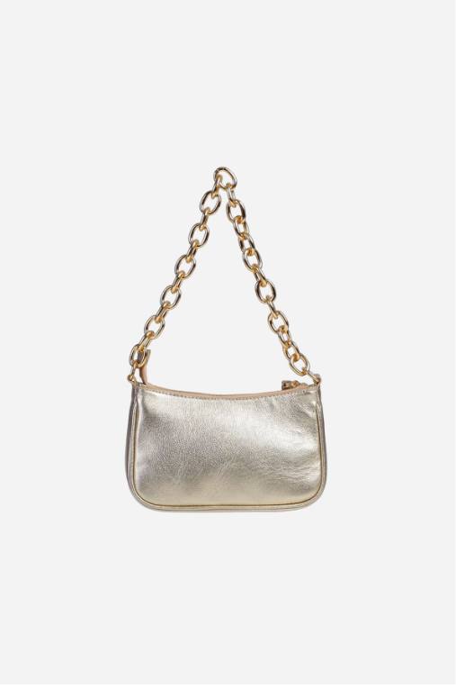 Bolsa Couro Metalizado