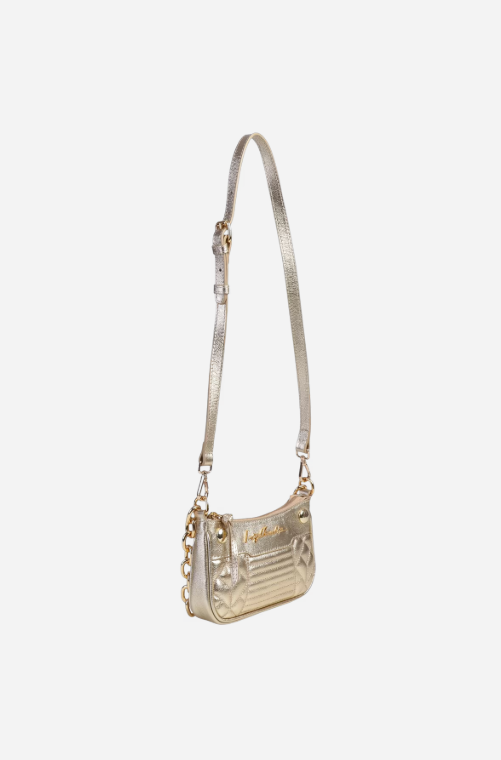 Bolsa Couro Metalizado