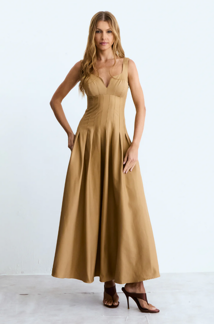 Vestido Midi Decote V