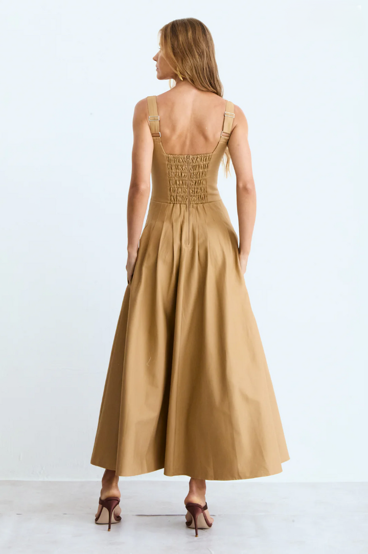 Vestido Midi Decote V