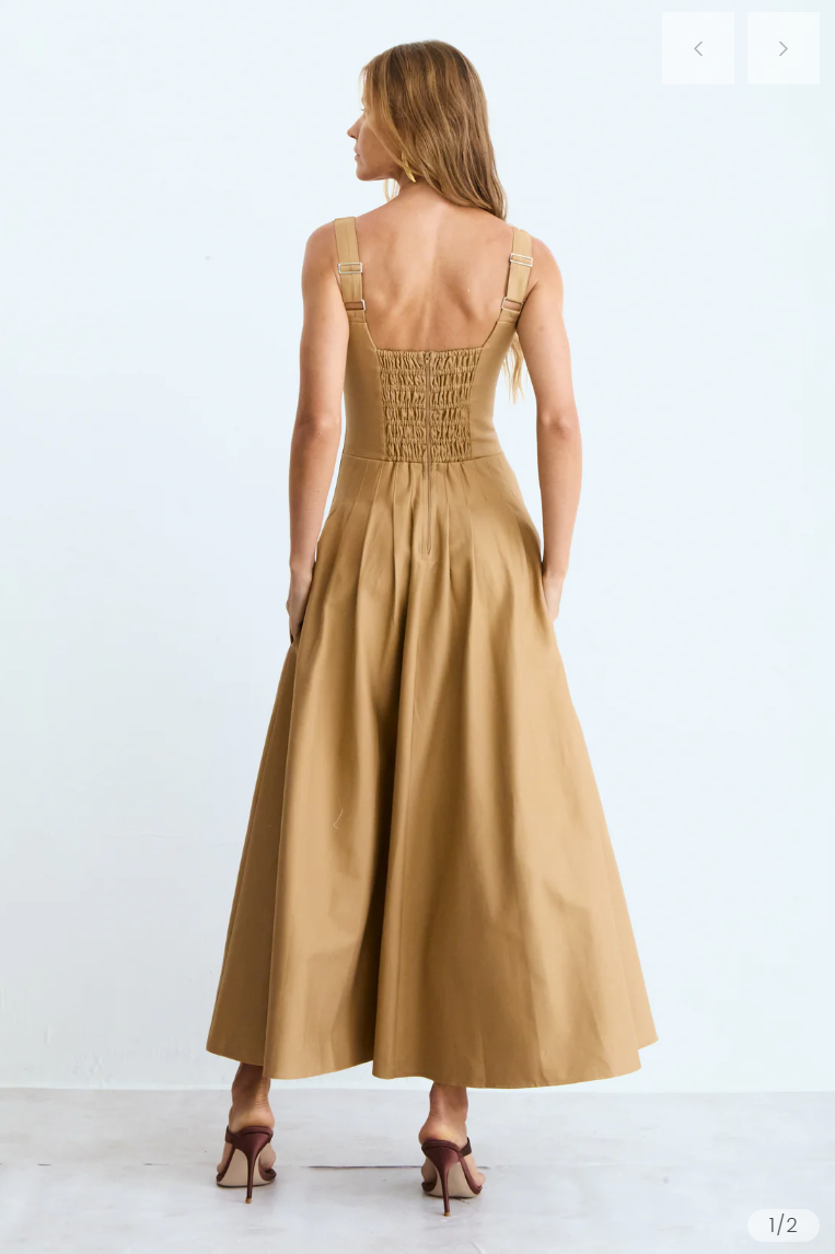 Vestido Midi Decote V