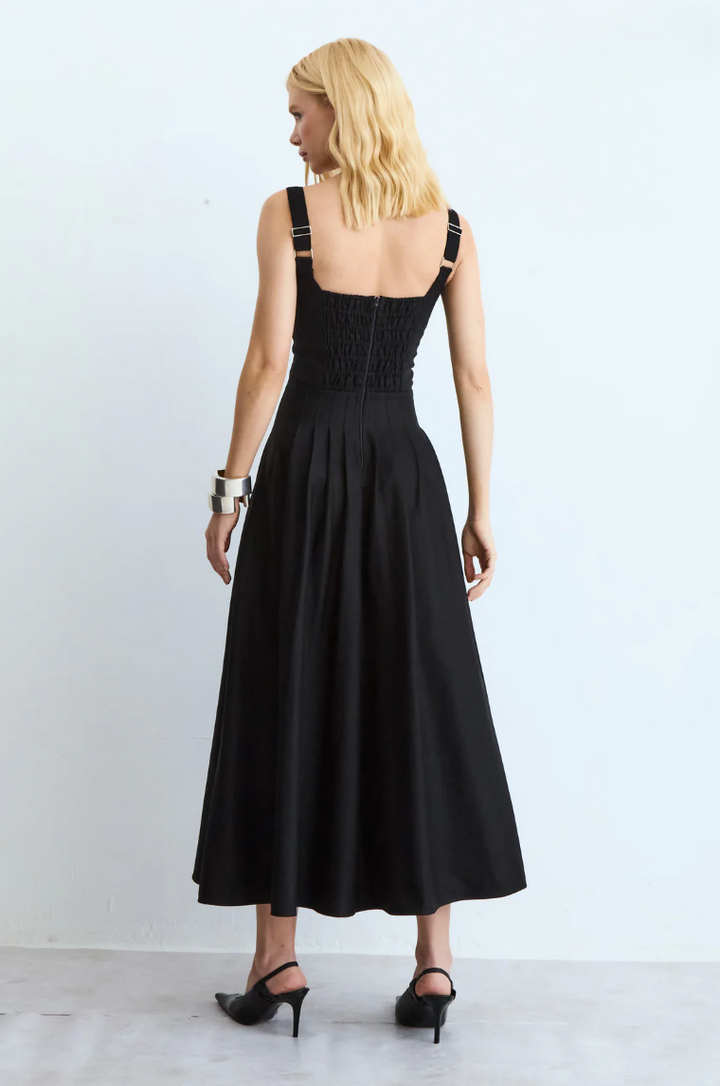 Vestido Midi Decote V