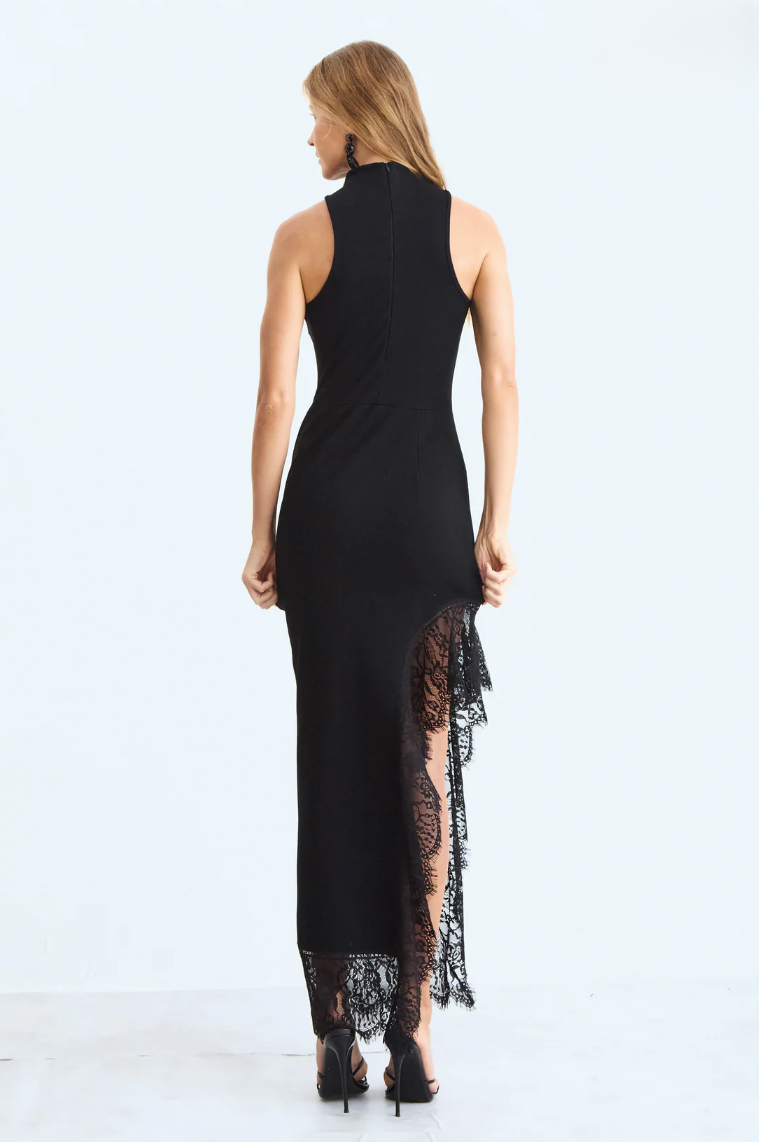 Long Lace Midi Dress