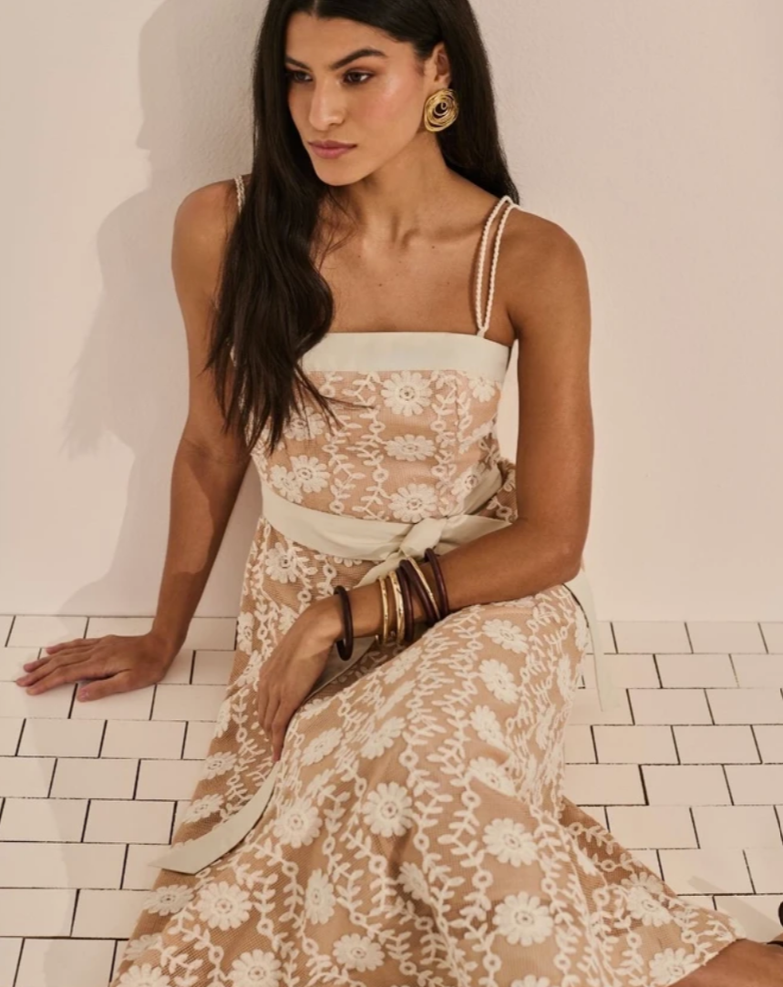 Vestido Midi Telado