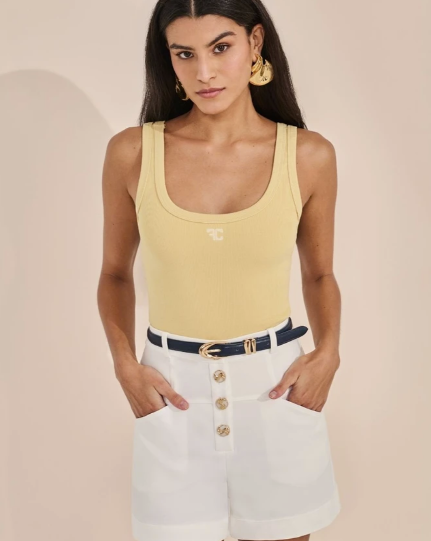 Shorts Abotoamento Frontal