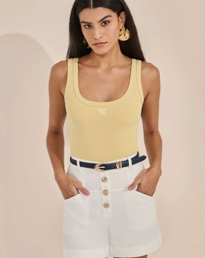 Shorts Abotoamento Frontal