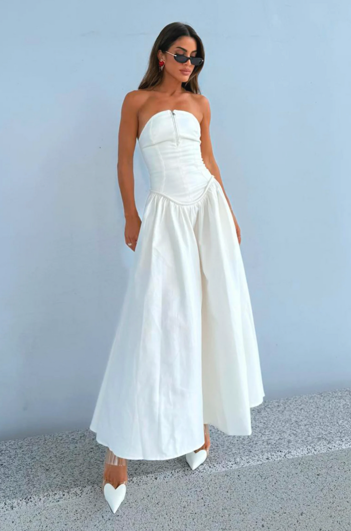 Vestido Midi Tomara que Caia