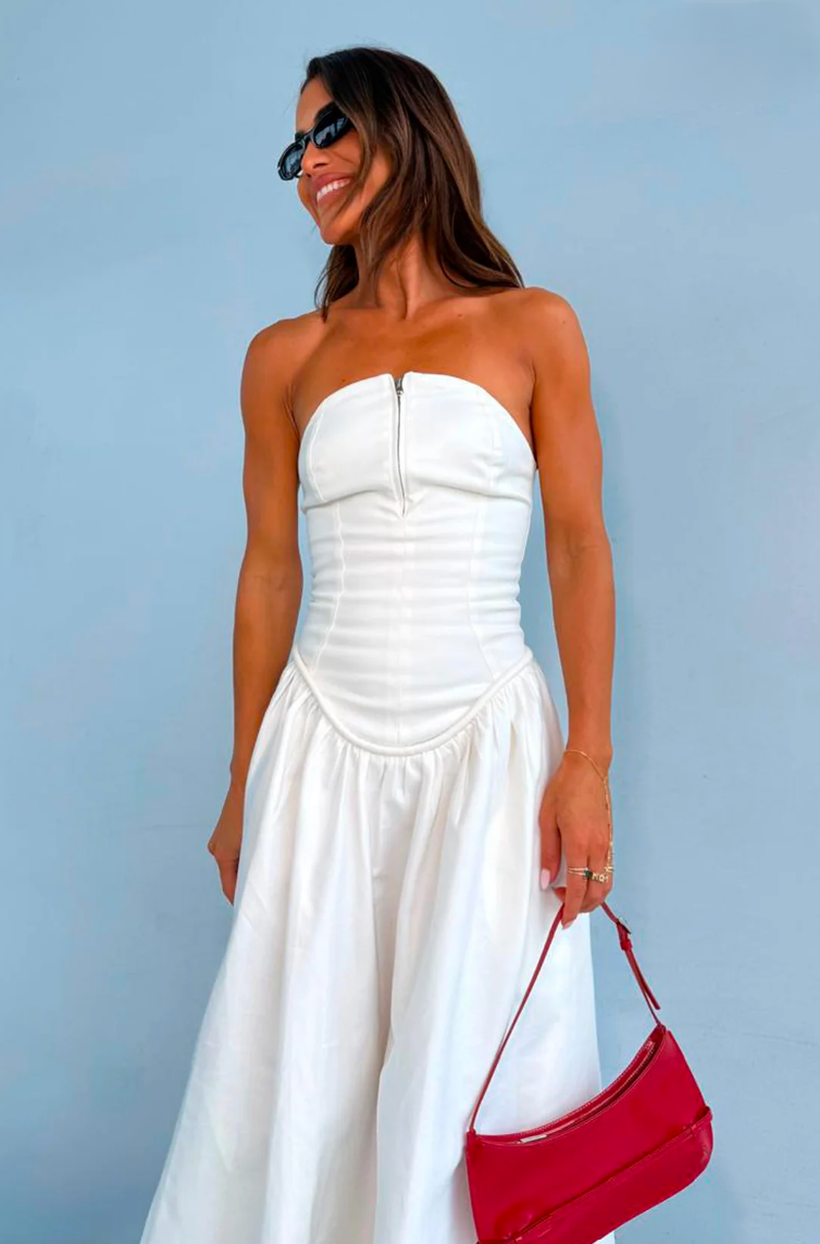 Vestido Midi Tomara que Caia