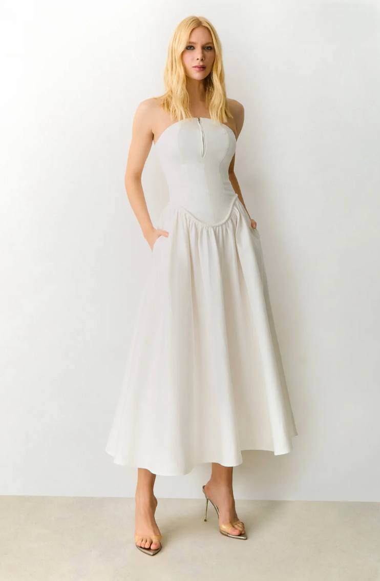Vestido Midi Tomara que Caia