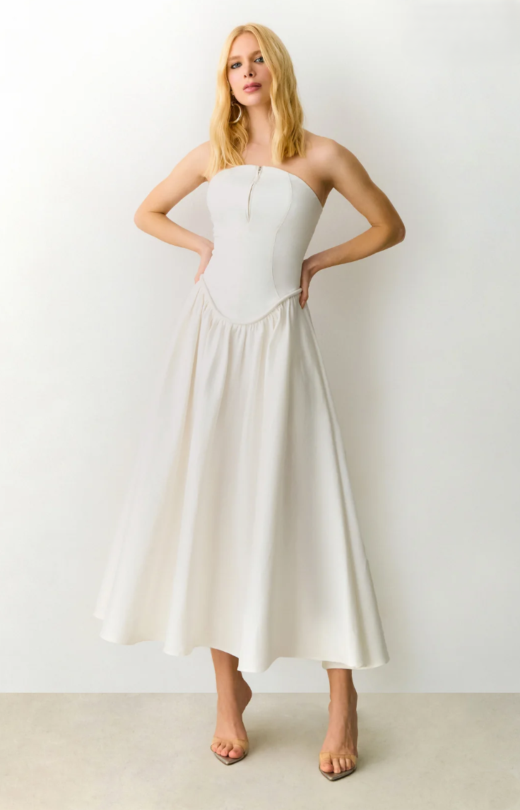 Vestido Midi Tomara que Caia