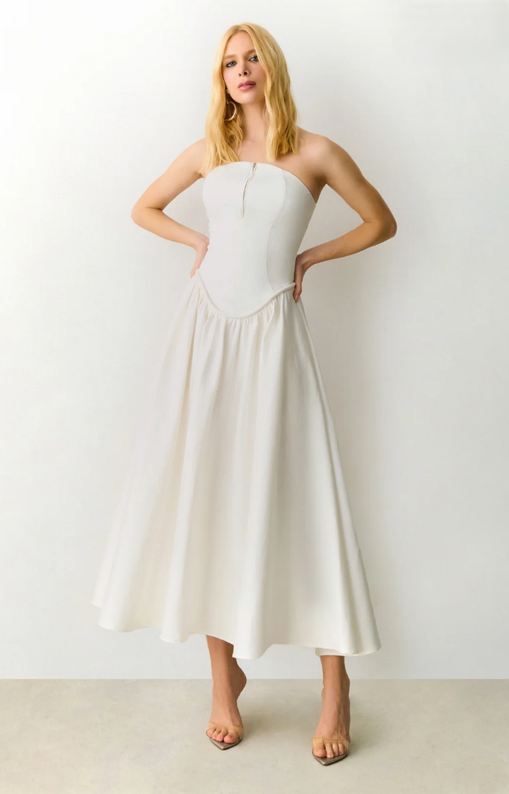 Vestido Midi Tomara que Caia