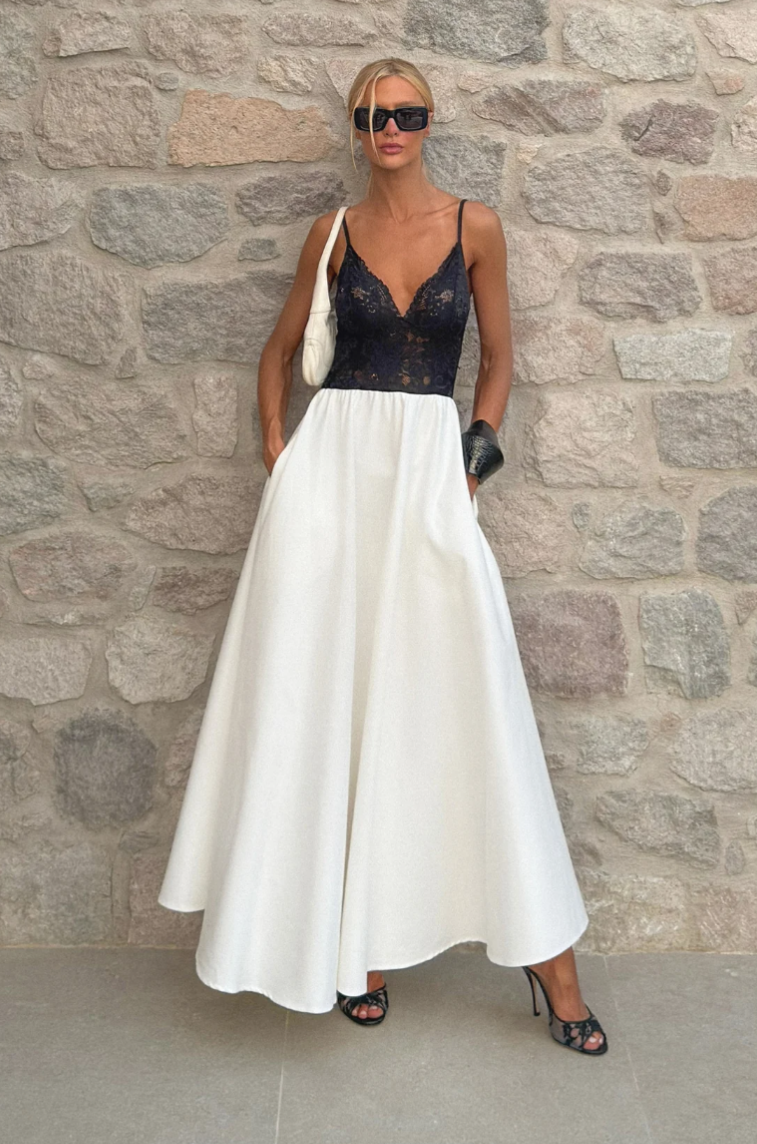 Vestido Midi Renda