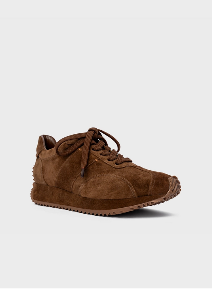 Bold Suede Flatform Sneakers