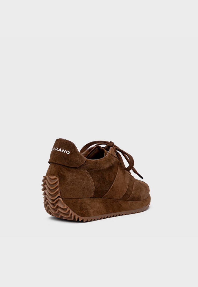 Bold Suede Flatform Sneakers