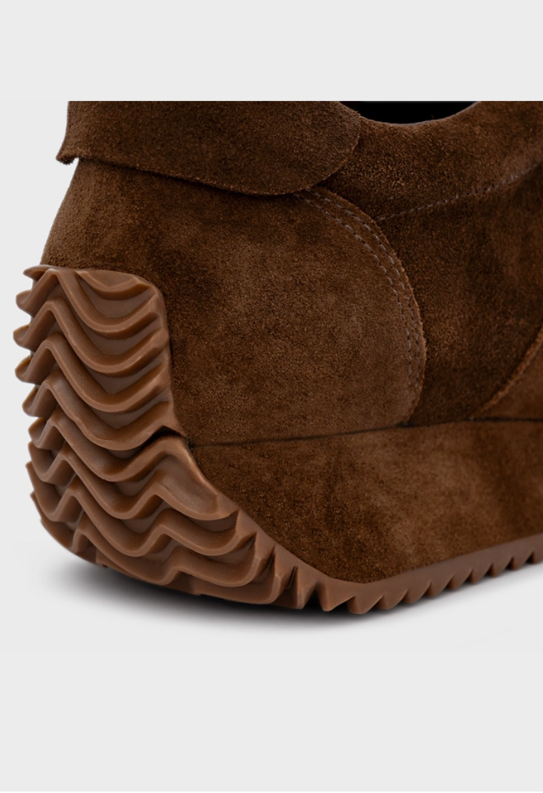 Bold Suede Flatform Sneakers