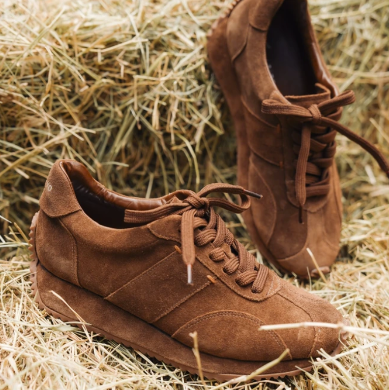 Bold Suede Flatform Sneakers
