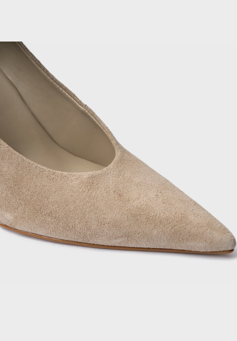 Suede Wedge Pumps