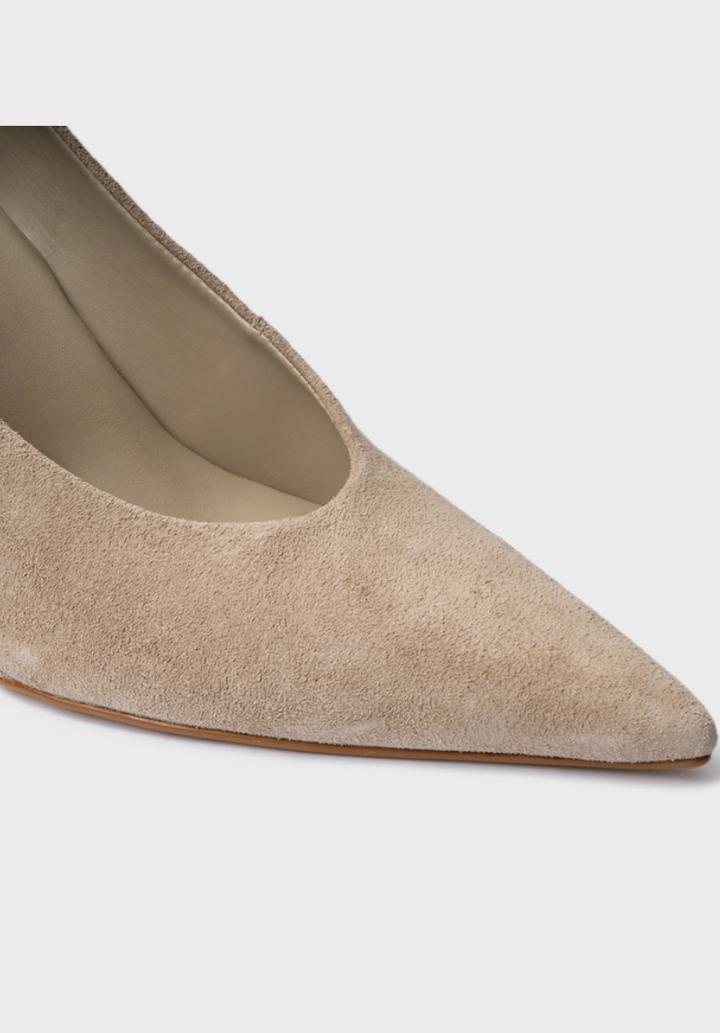 Suede Wedge Pumps