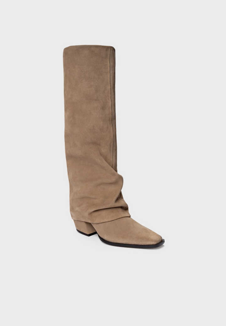 Leather Cape Western Boots