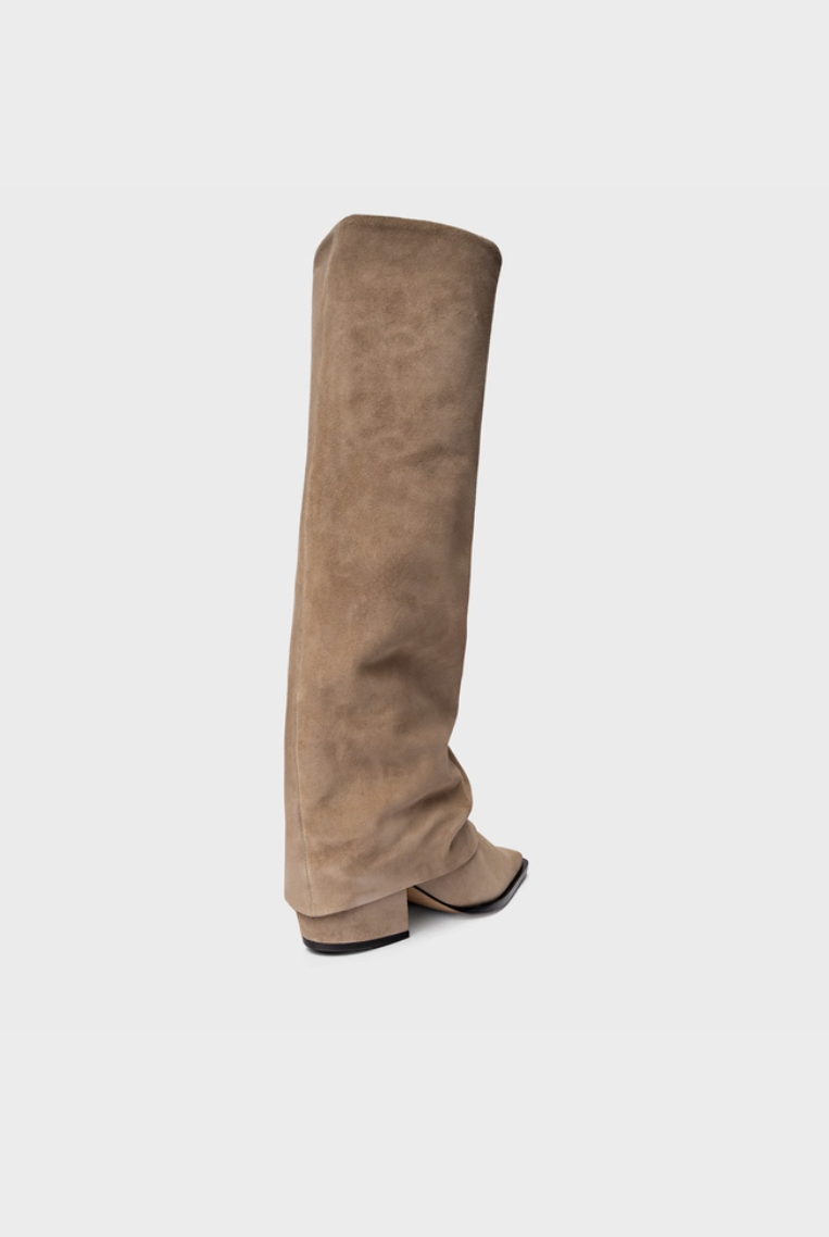Leather Cape Western Boots