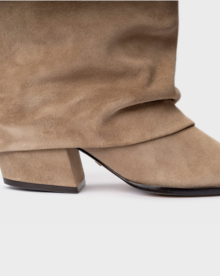 Leather Cape Western Boots