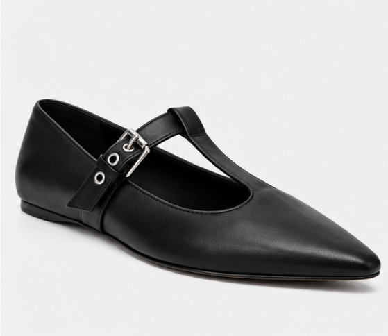 Heritage Leather Flats