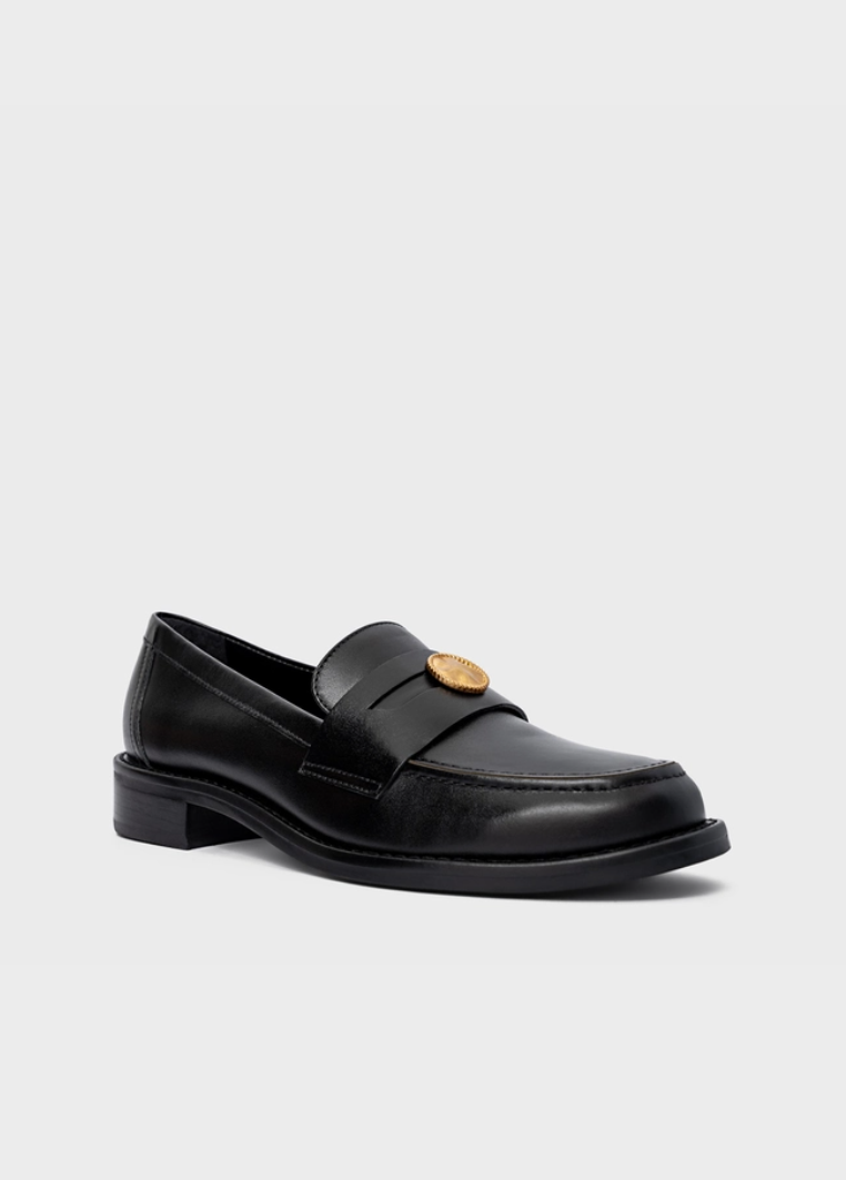 Leather Coin Loafer