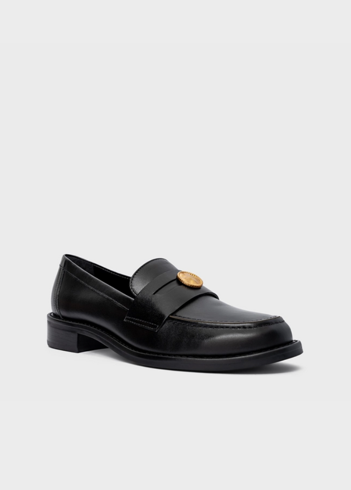Leather Coin Loafer