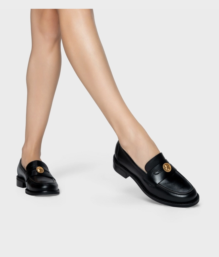 Leather Coin Loafer