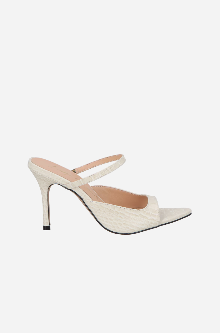 Croco Leather Mule
