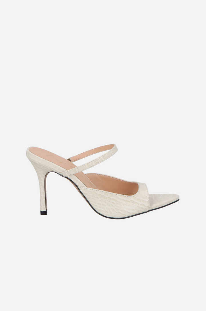 Croco Leather Mule