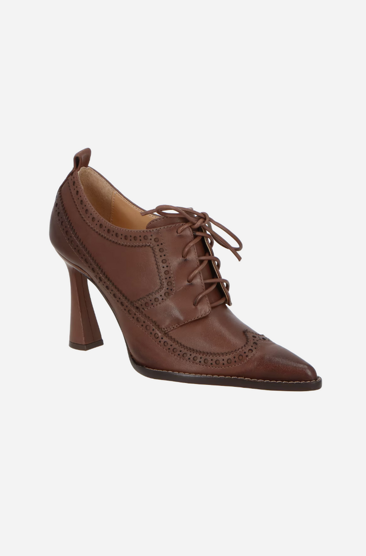 Scarpin Oxford Couro
