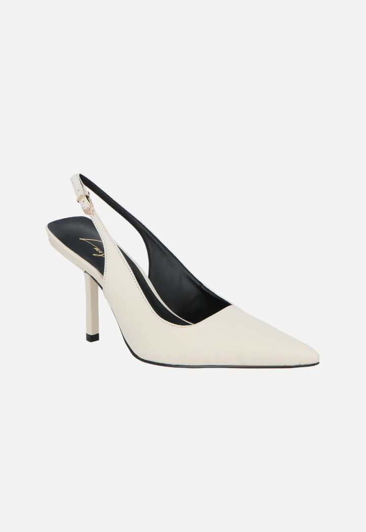 Leather Slingback Pumps