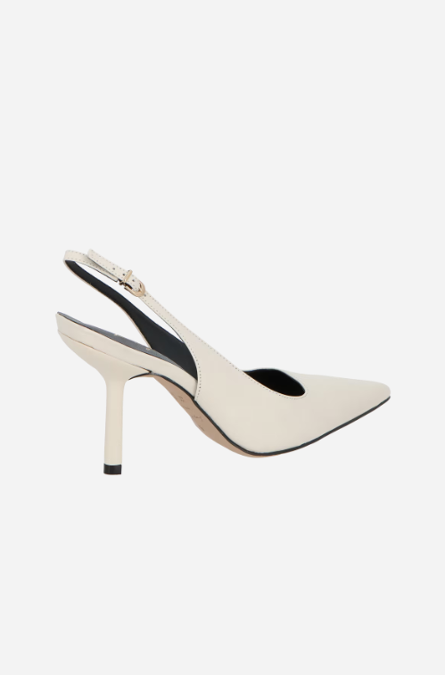 Leather Slingback Pumps