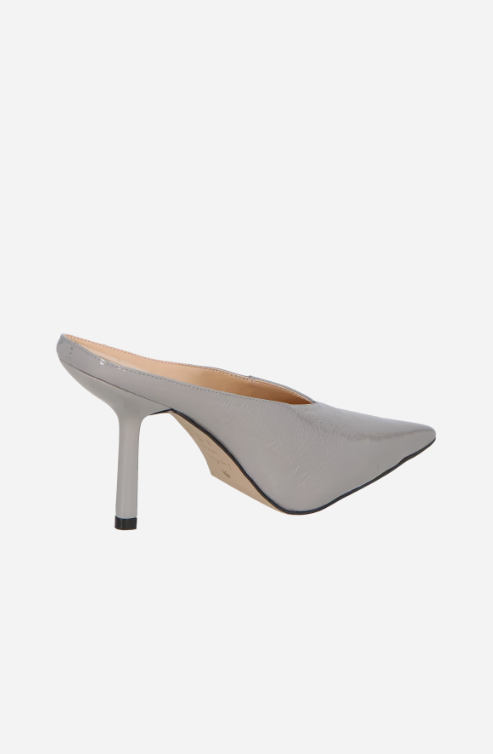 Leather Mule Pumps