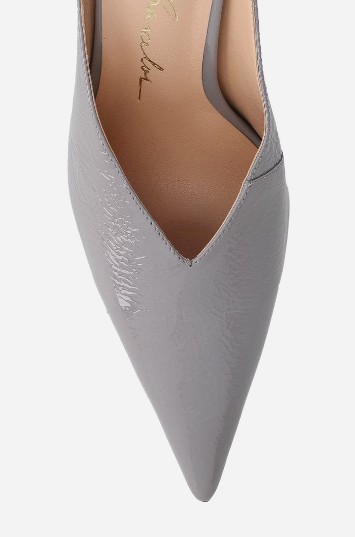 Leather Mule Pumps