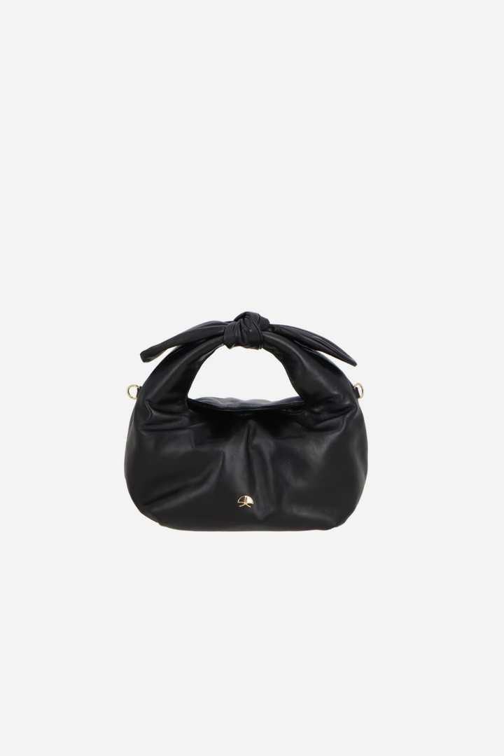 Leather Knot Hobo Bag