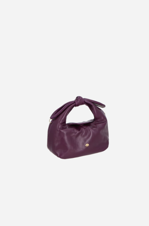 Leather Knot Hobo Bag