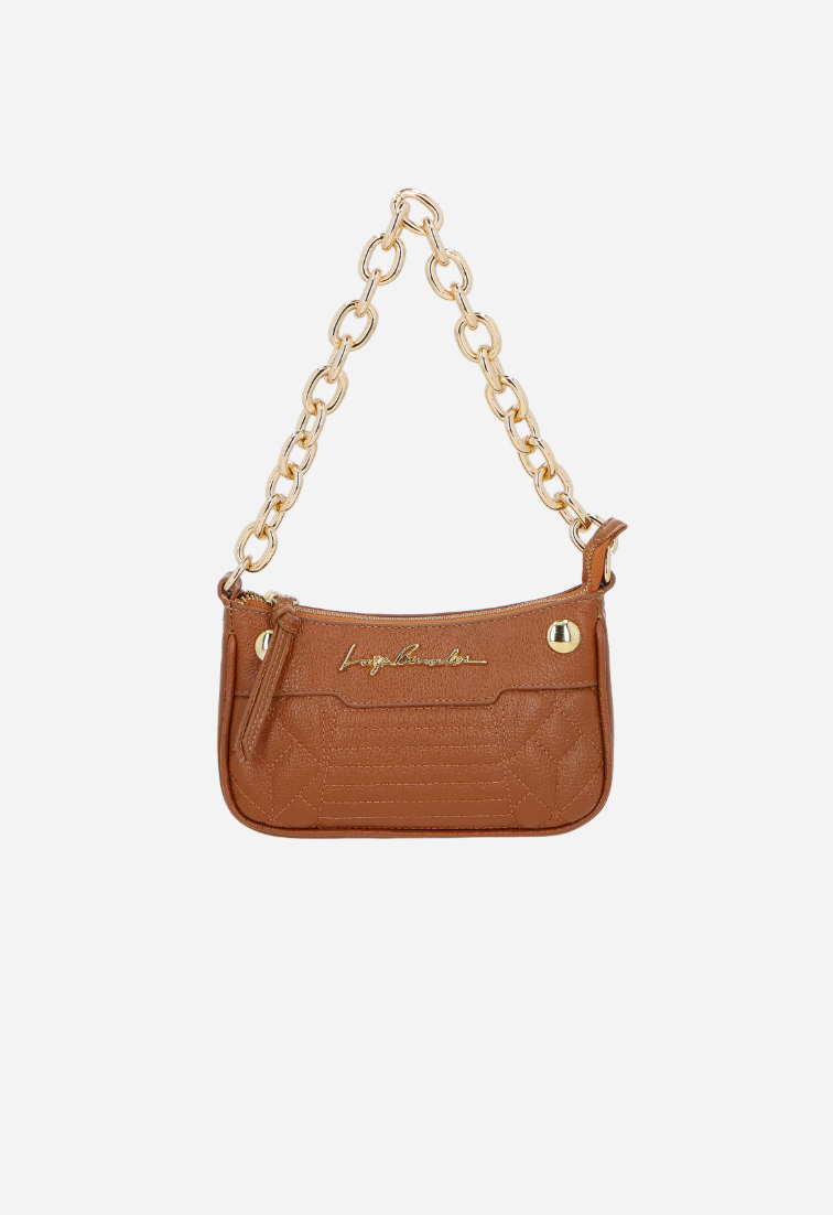 Bolsa Couro Alça Corrente