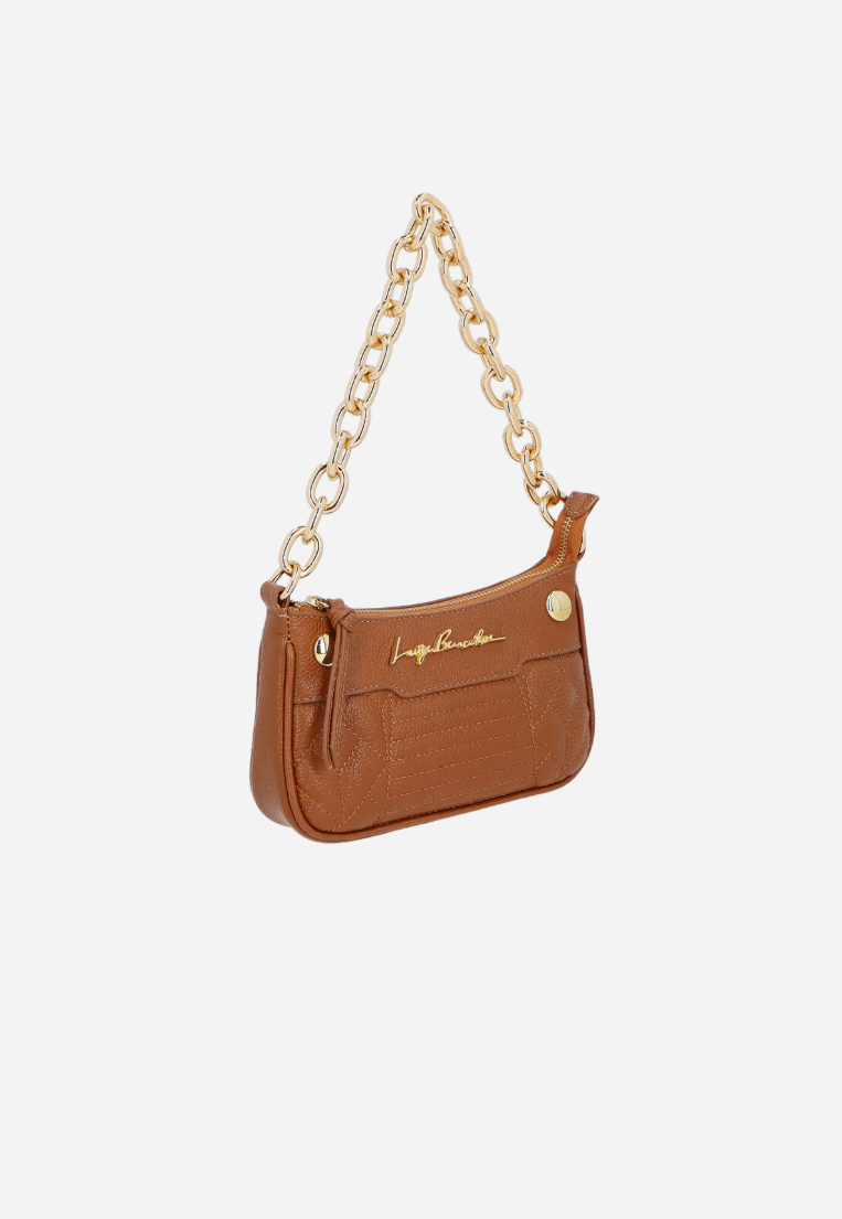 Bolsa Couro Alça Corrente