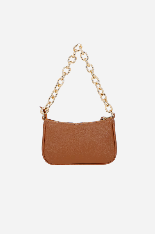 Bolsa Couro Alça Corrente