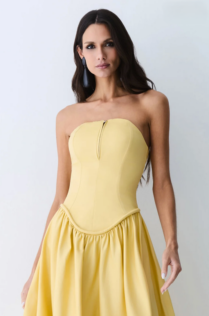Vestido Midi Tomara que Caia