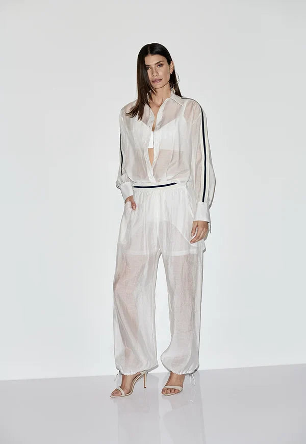 Camisa Organza Transparência