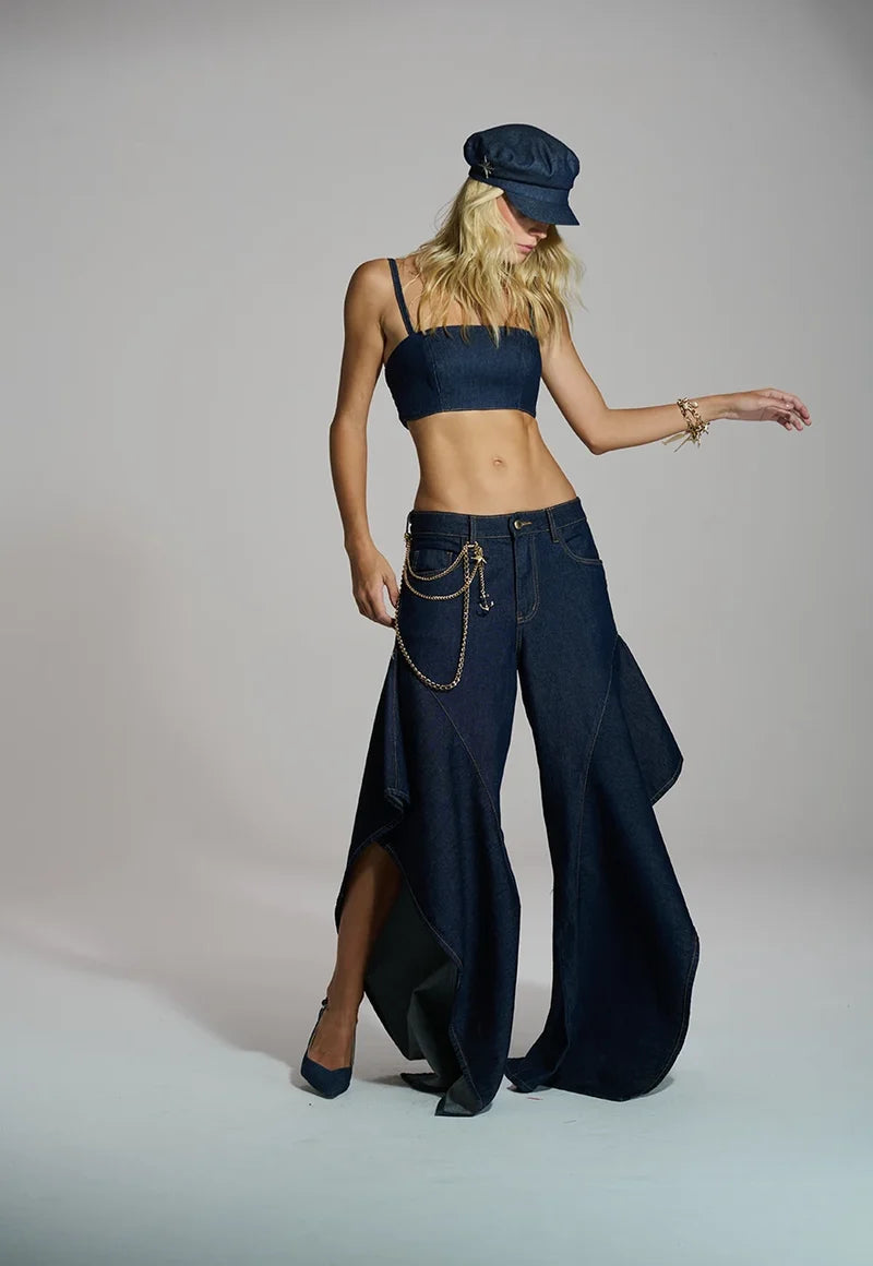 Calça Jeans Arquitetônica