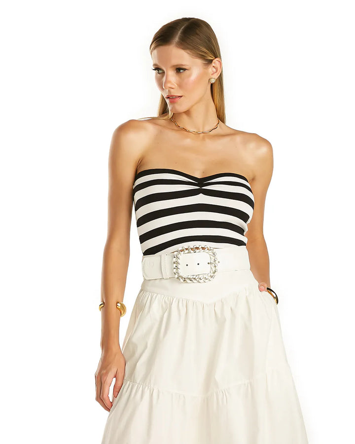 Blusa Cropped Tricot Anne Fernandes