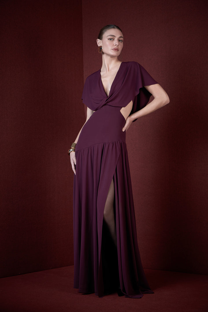 Vestido Longo Corpo Blusado