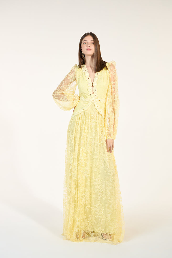 Vestido Longo Renda