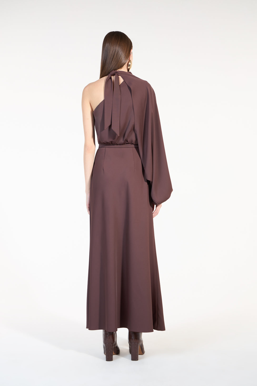 Vestido Longo Assimétrico