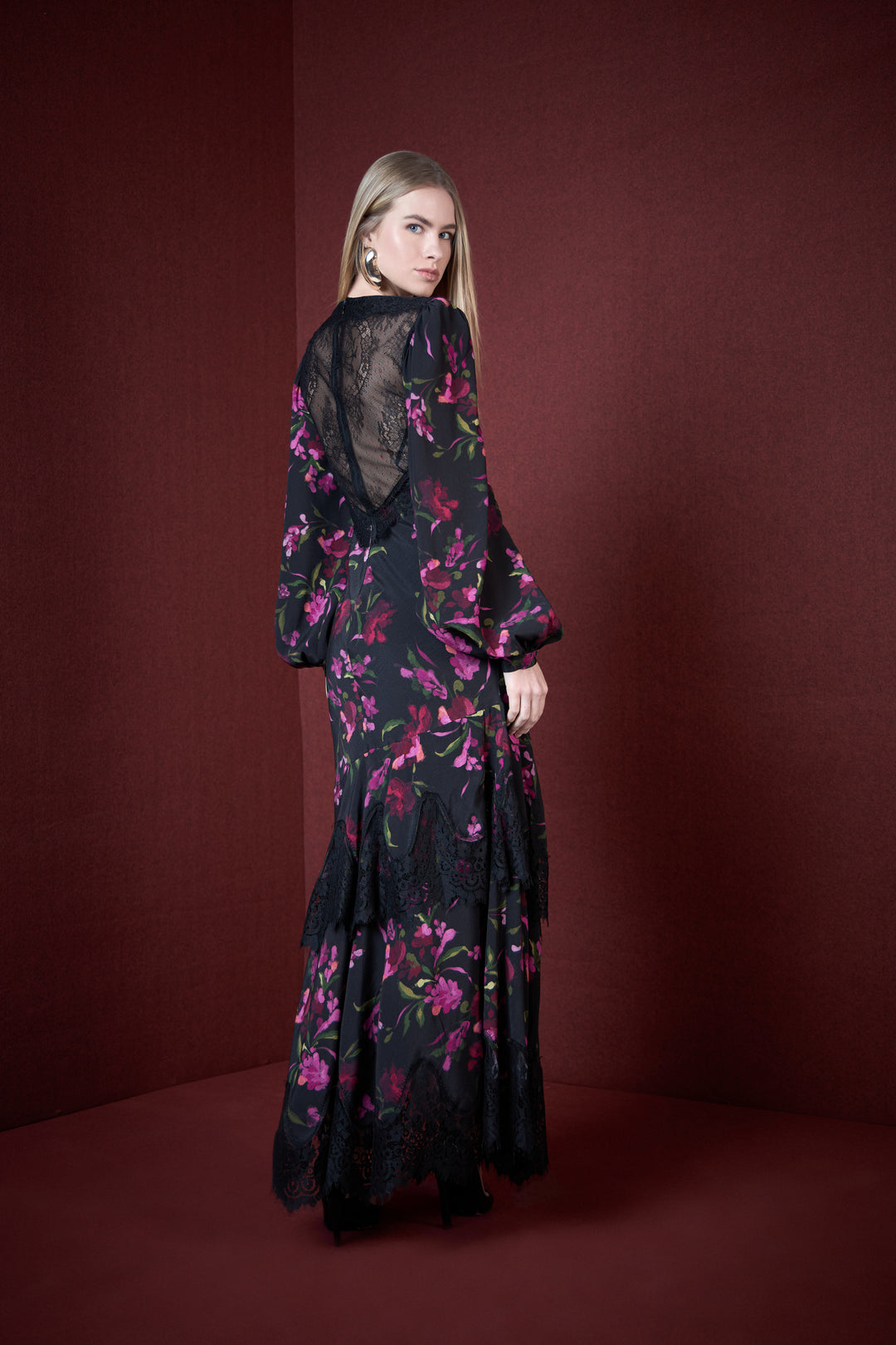 Vestido Maxi Midi Floral
